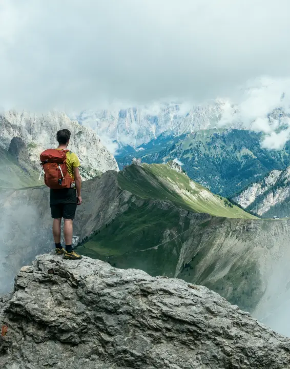 peak of mountain